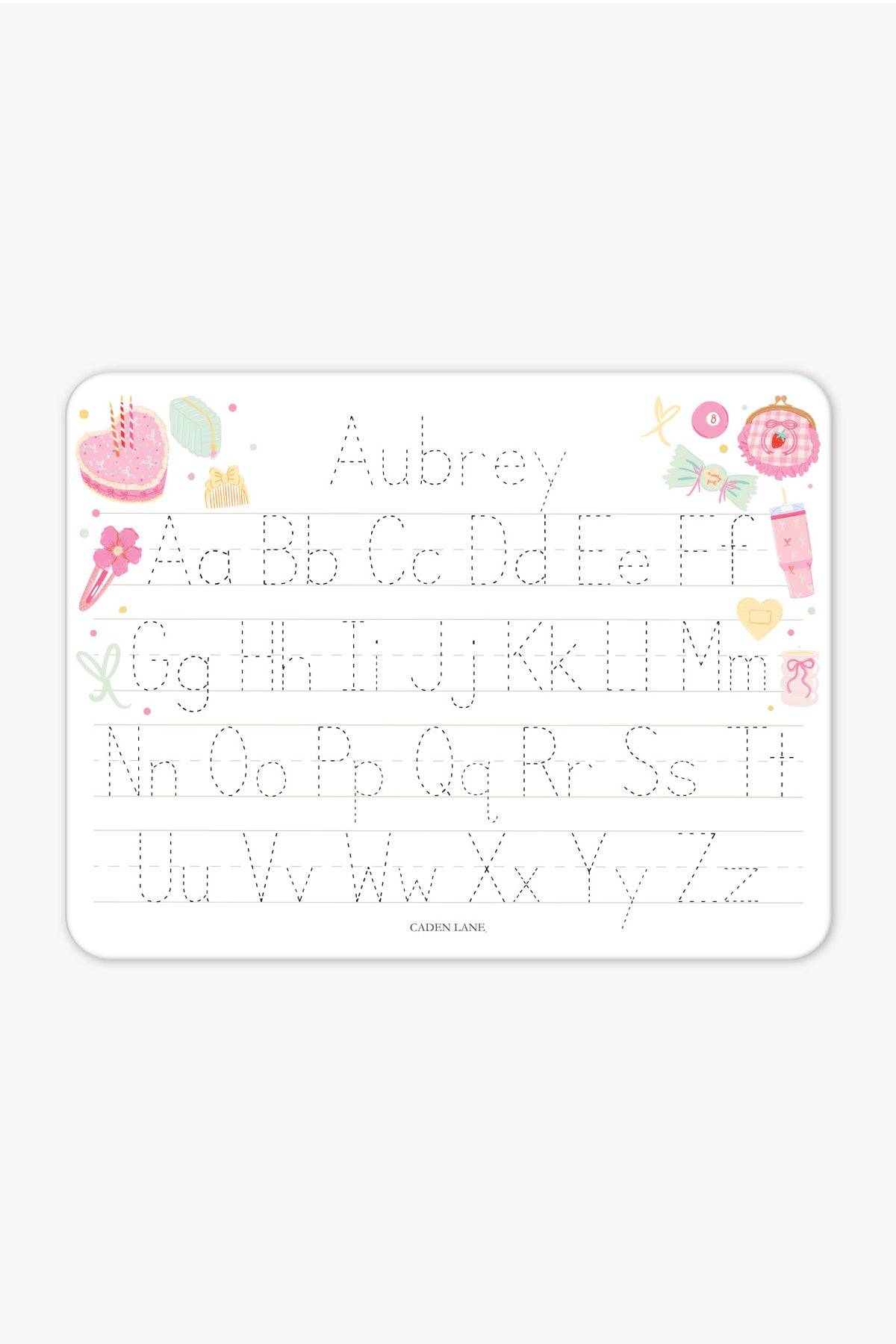 Kids' Personalized Whiteboard |  Pretty In Pink