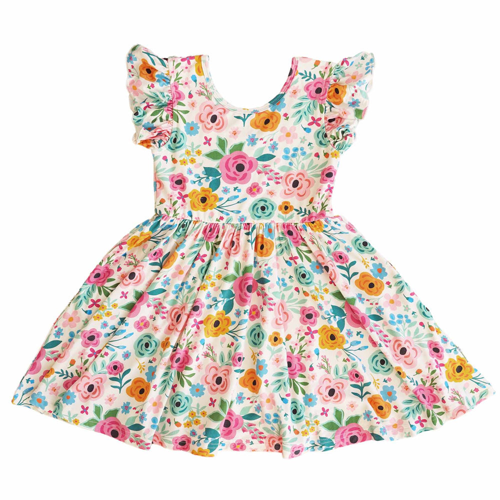 casual dress for girls multicolor floral 