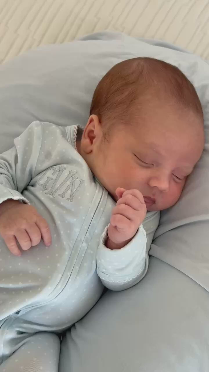 aby blue picot footie video