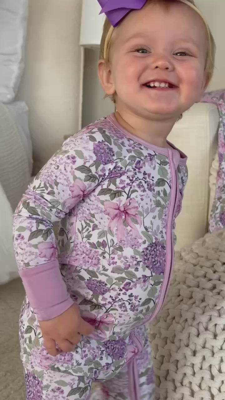 leighton's lavender convertible zip romper video