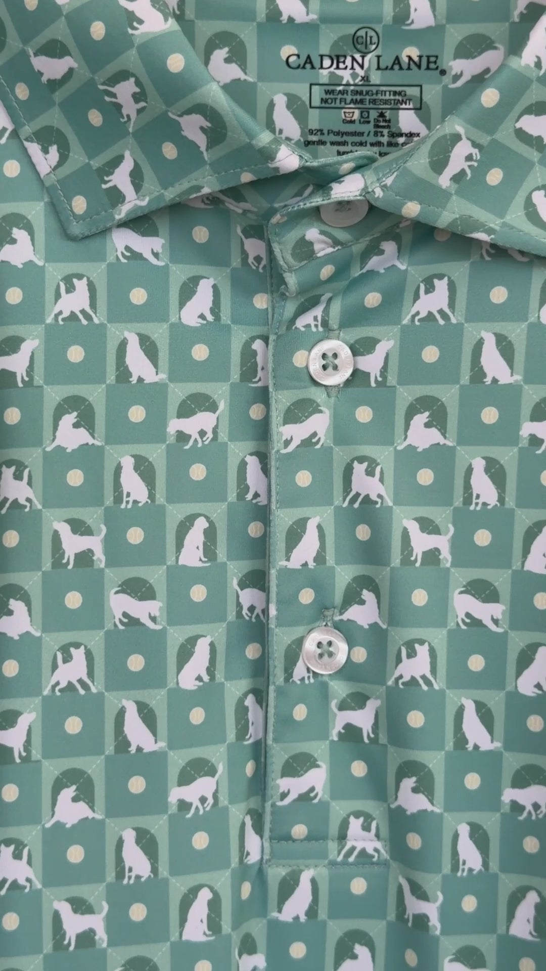 man's best friend matching polo for dad and son