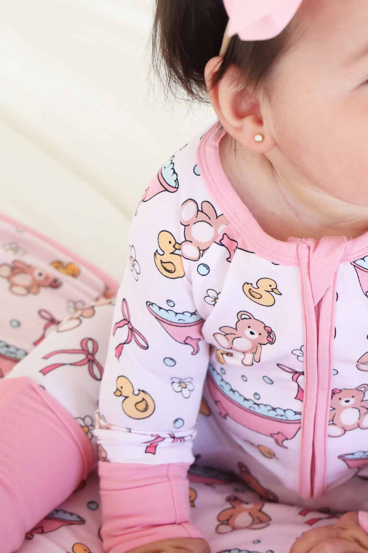 PINK BATH THEMED ROMPER VIDEO