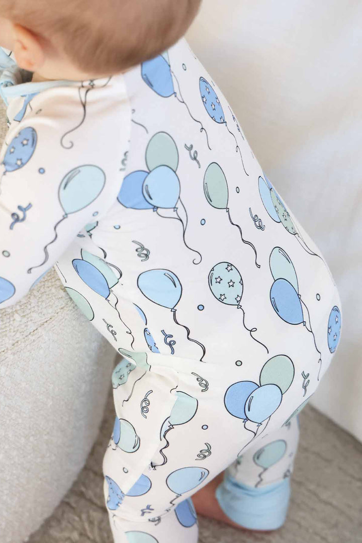 BIRTHDAY PJ ROMPER FOR BOYS