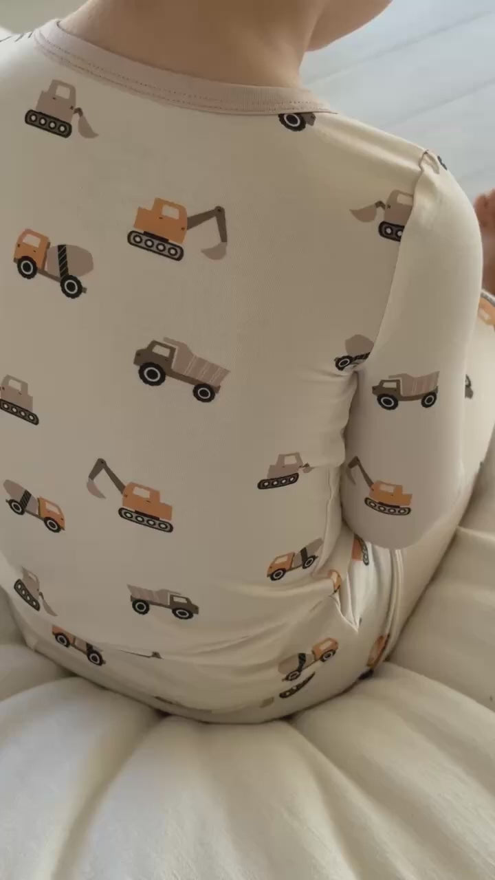 little builder two piece pajama set video