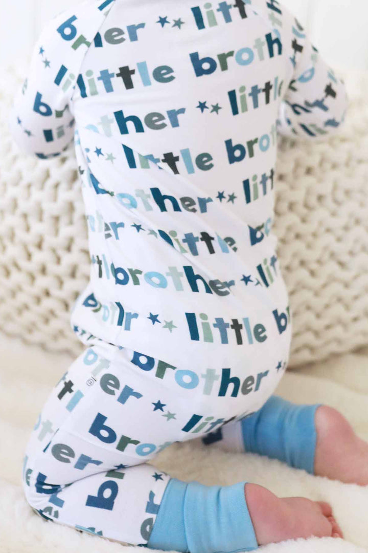 LITTLE BROTHER STAR CONVERTIBLE ZIP ROMPER 