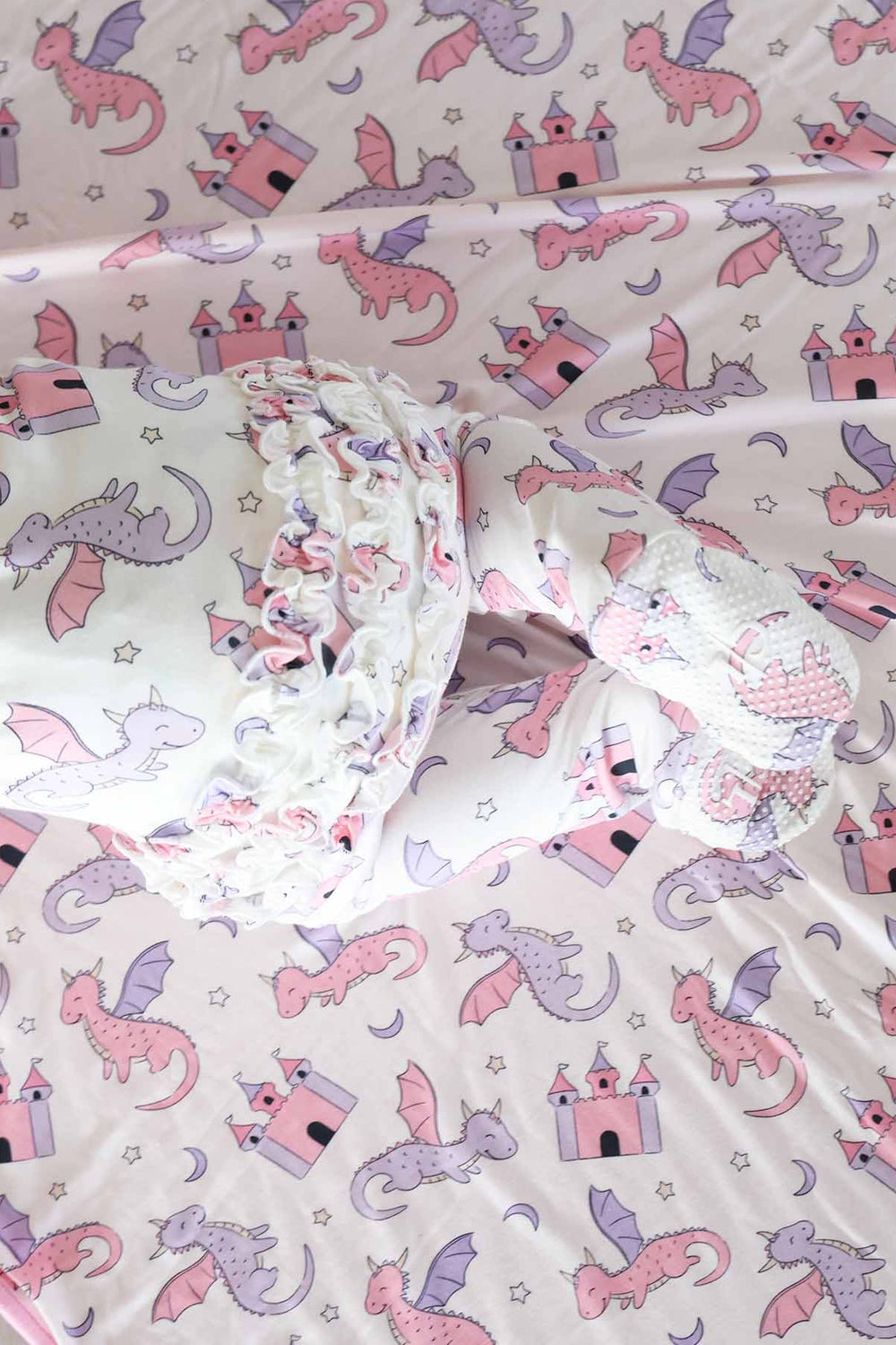 GIRL DRAGON RUFFLE FOOTIE VIDEO