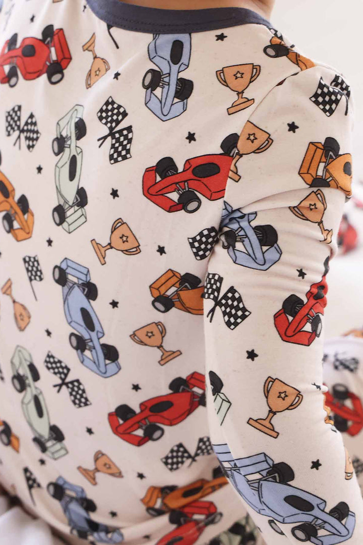 race car pajamas for boys 