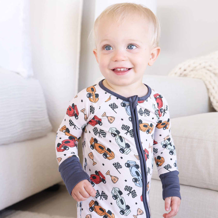 PIT CREW ZIP ROMPER PAJAMA FOR BOYS 