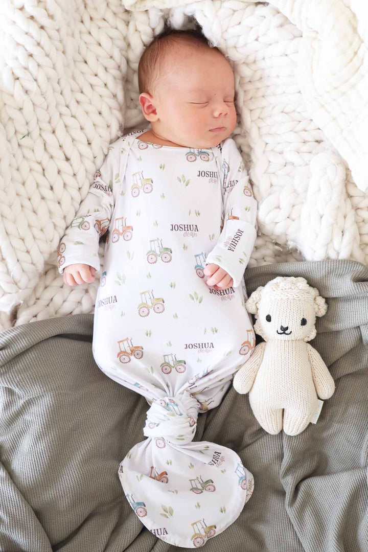 personalized tractor gown video