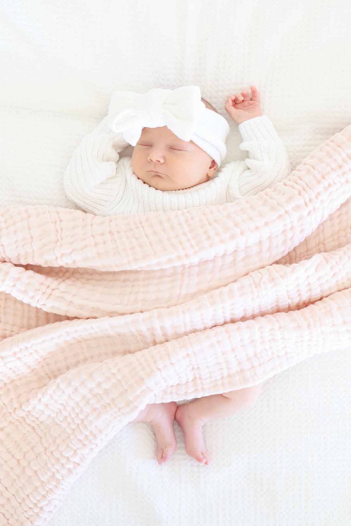 Organic Cotton Muslin Swaddle | Primrose