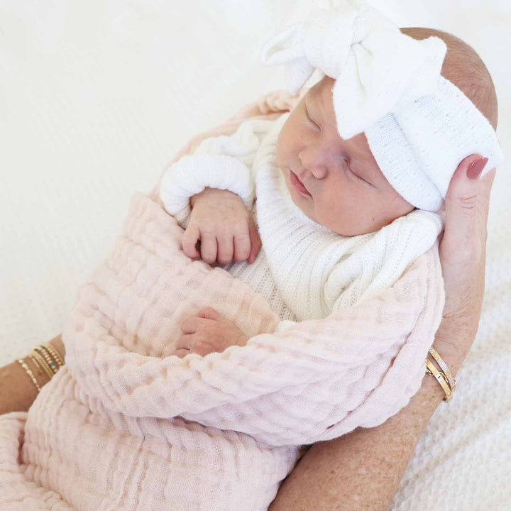 Organic Cotton Gauze Swaddle Blanket | Primrose