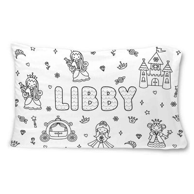princess personalized pillow cover 