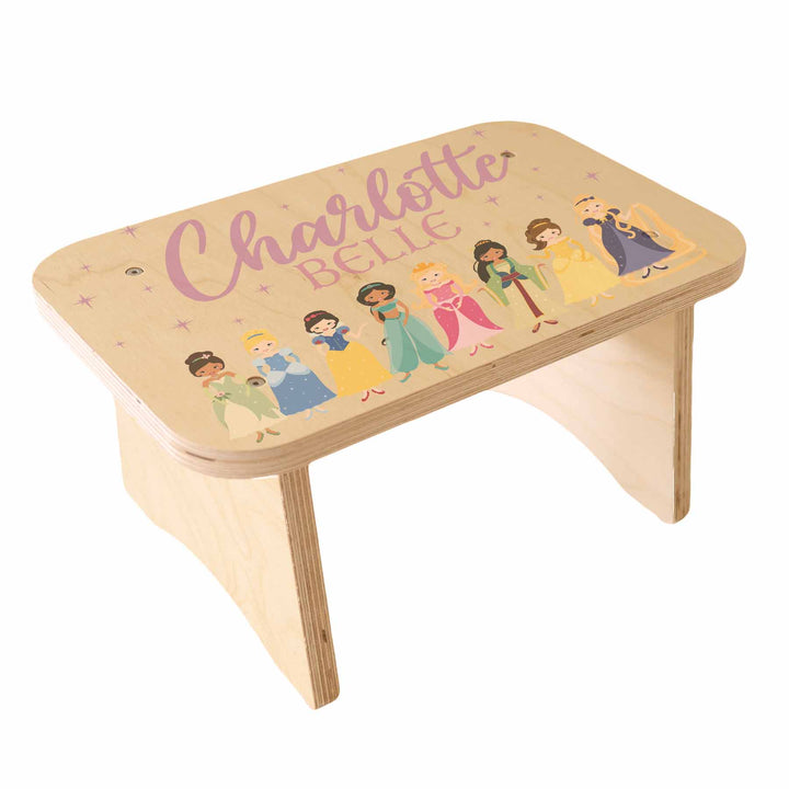 princess personalized stool for kids 