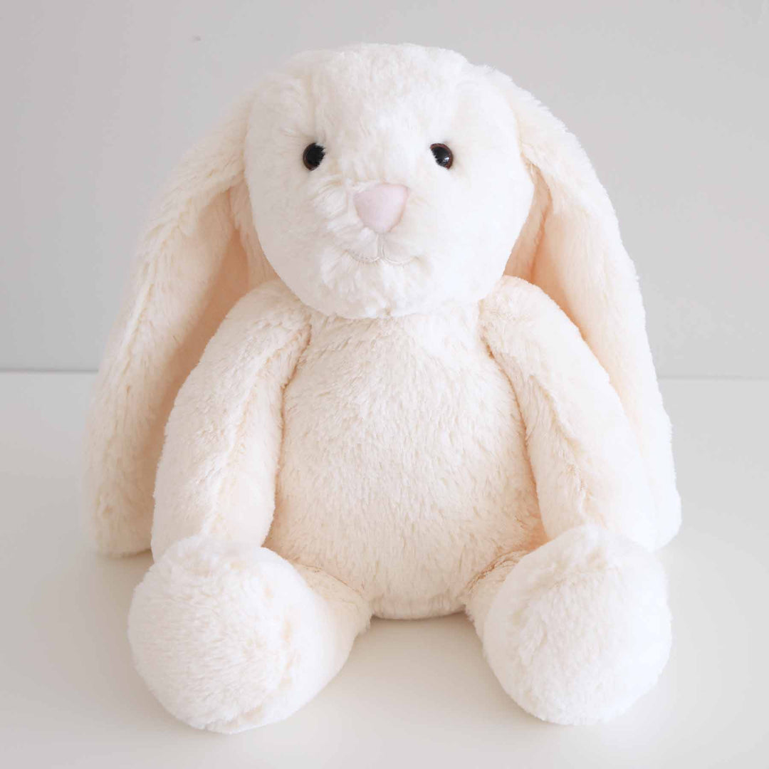 white bunny stuffed animal for kids 