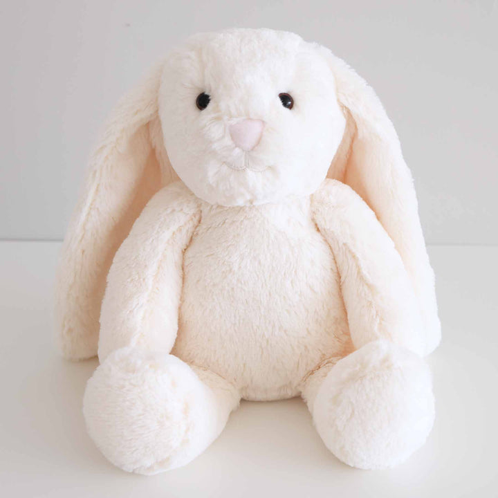 white bunny stuffed animal for kids 