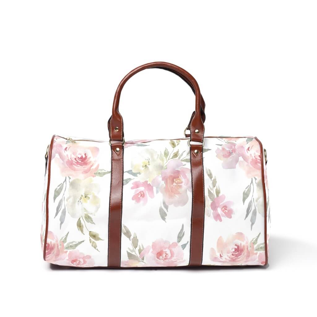 overnight bag for babies blush floral 