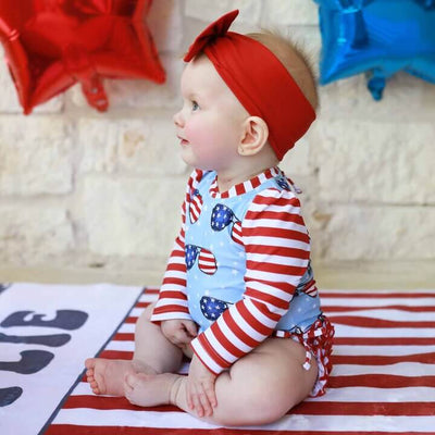 stars and stripes personalized beach towel for kids  