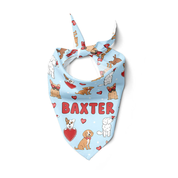 Personalized Pet Bandana | Pups & Kisses