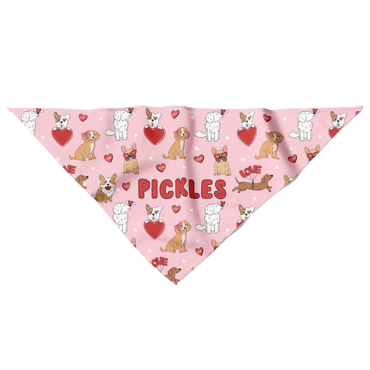 Personalized Pet Bandana | Pups & Kisses