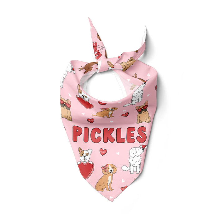 Personalized Pet Bandana | Pups & Kisses