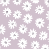 Purple Daisy Personalized Swaddle Blanket