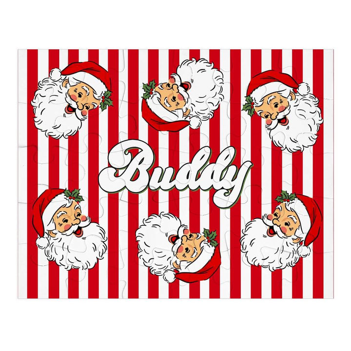 Santa Claus Lane Kids Personalized 30 Piece Puzzle