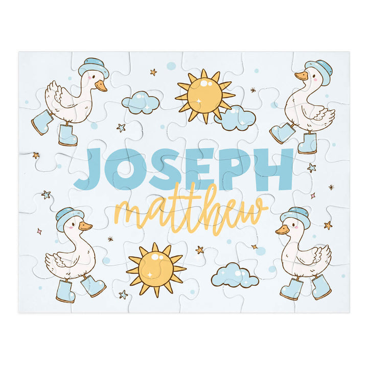 silly goose personalized puzzle for kids 