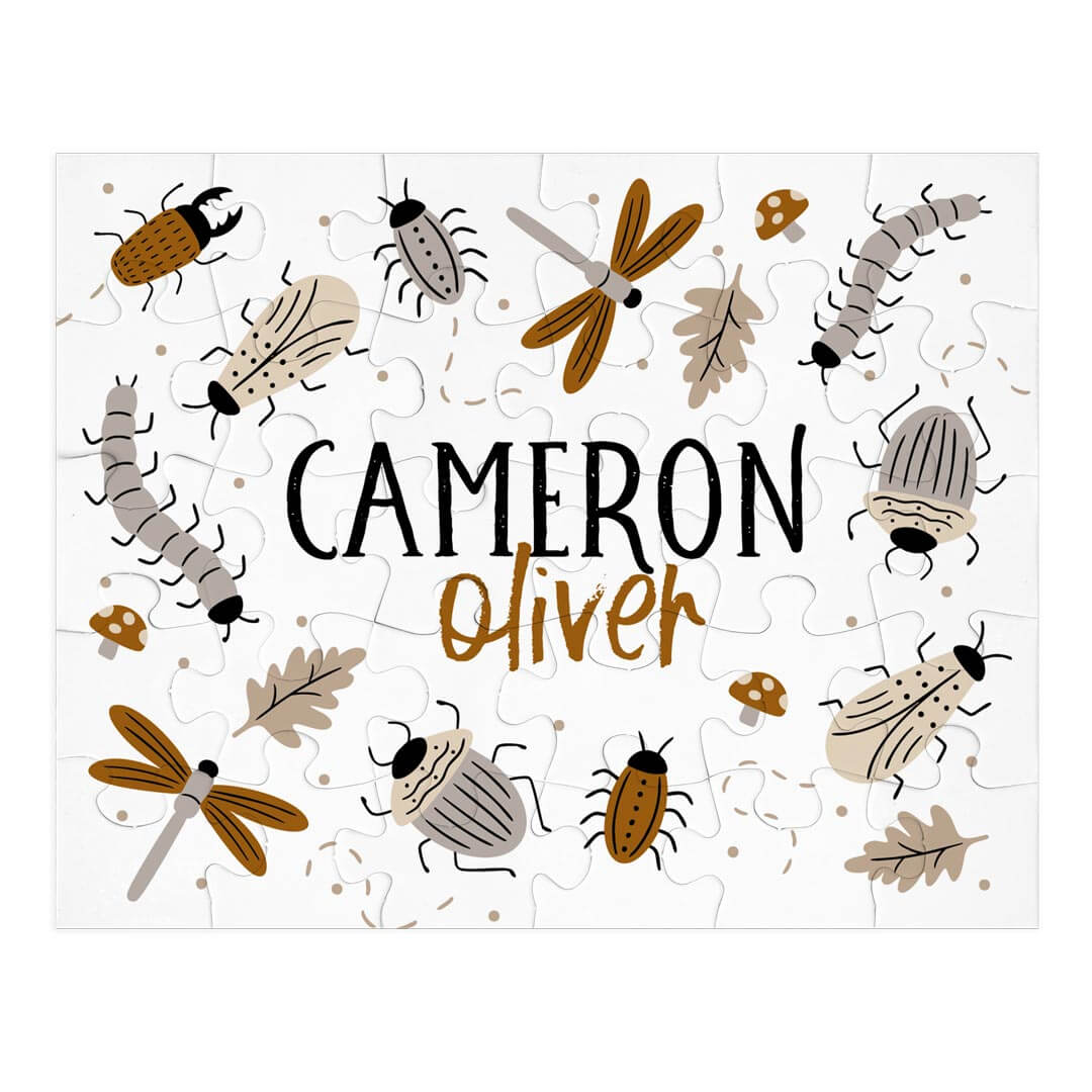 Kids Personalized 30 Piece Puzzle | Snuggle Bug