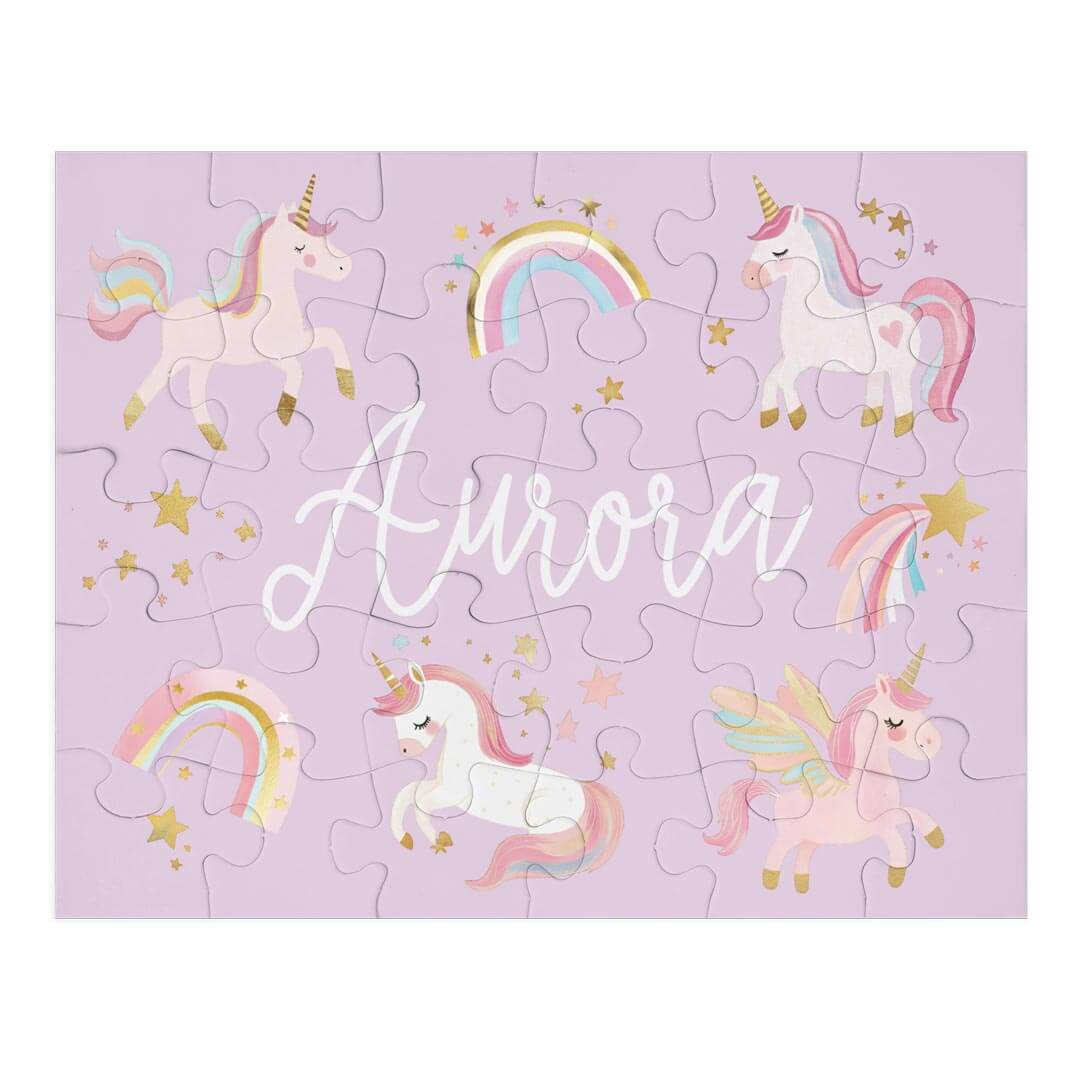 Kids Personalized 30 Piece Puzzle | Rainbow Magic