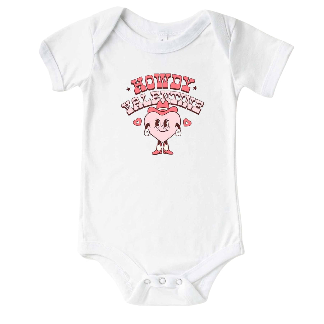 retro cowgirl graphic bodysuit for babies 