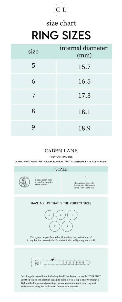 Sizing chart