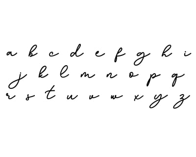 robot script font 
