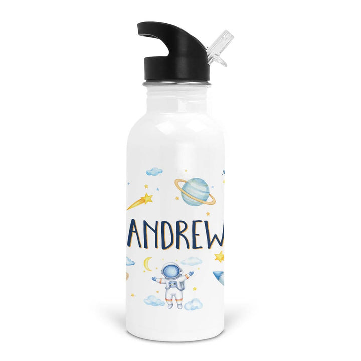 rocket adventure personalized water bottle for kids 