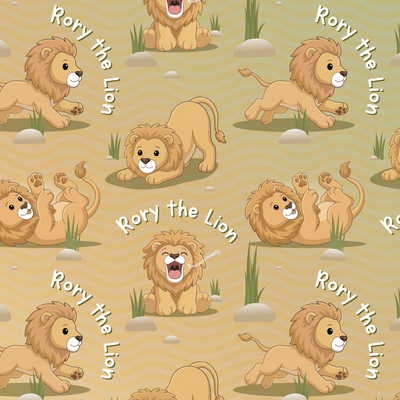 Cuddle Plush Friends Personalized Kids' Blanket |  Rory Lion