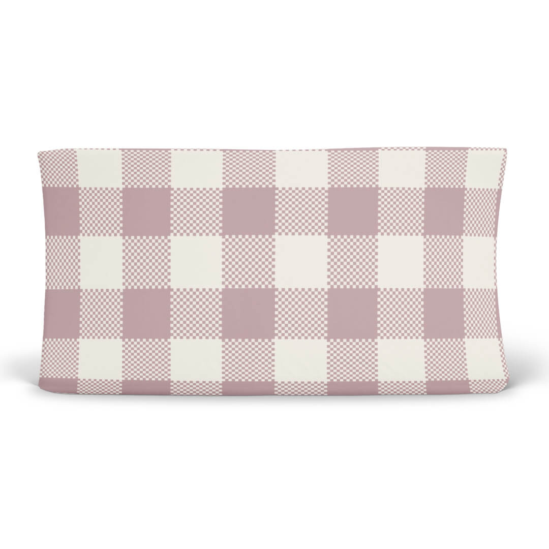 rosy check changing pad cover 