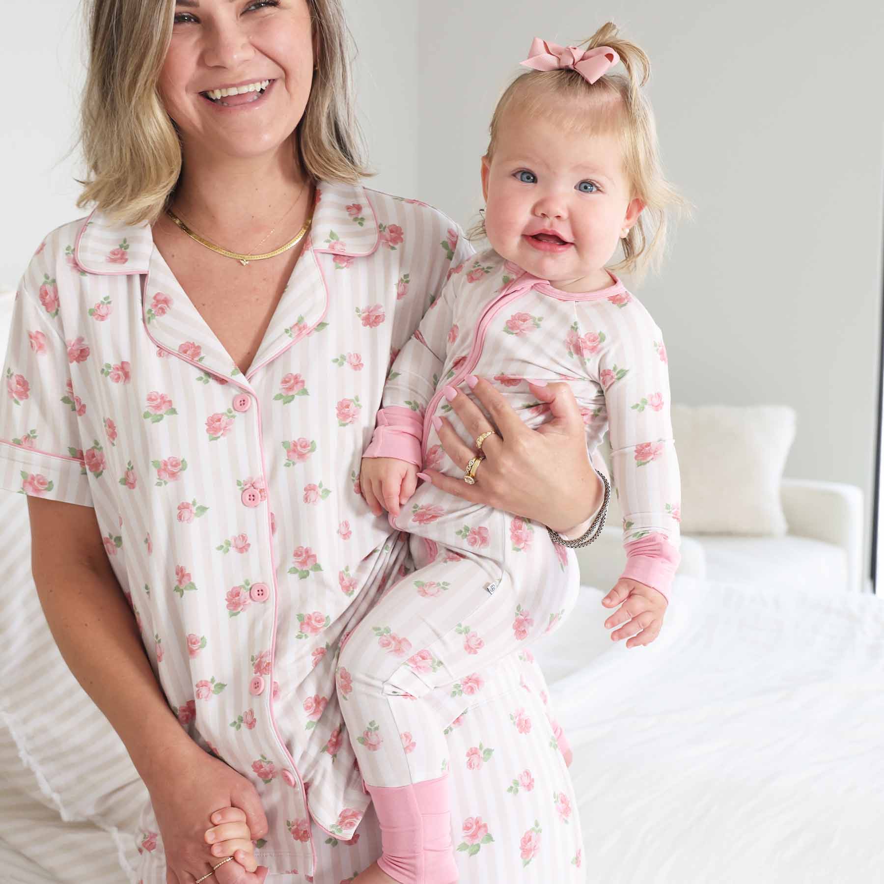 Cozy Rompers Rosy & Cozy Convertible Zip Romper | Caden Lane