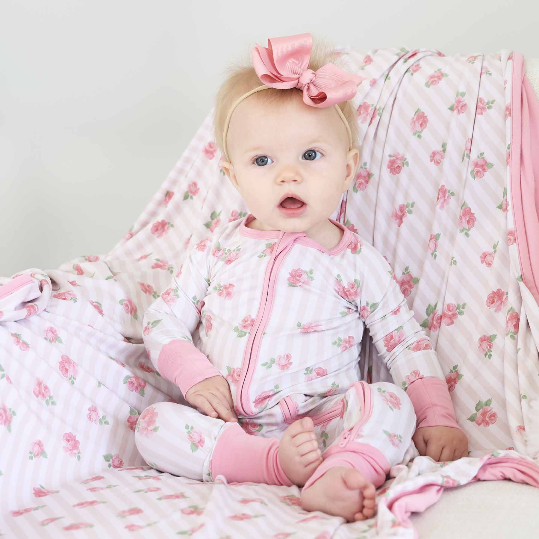 Cozy Rompers Rosy & Cozy Convertible Zip Romper | Caden Lane