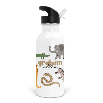 wild thing personalized kids water bottle