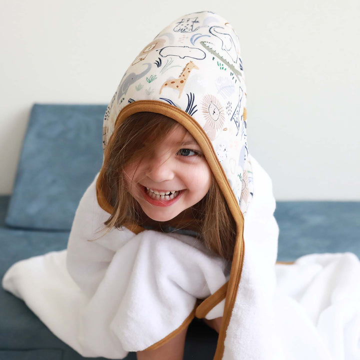 Kids Bamboo Hooded Towels