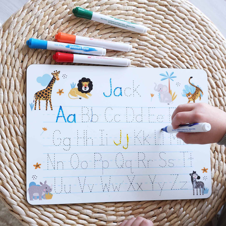 safari adventure personalized whiteboard for kids 