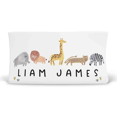 safari personalized changing pad cover