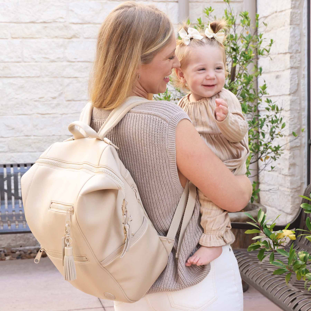 Weslie Diaper Backpack | Sand