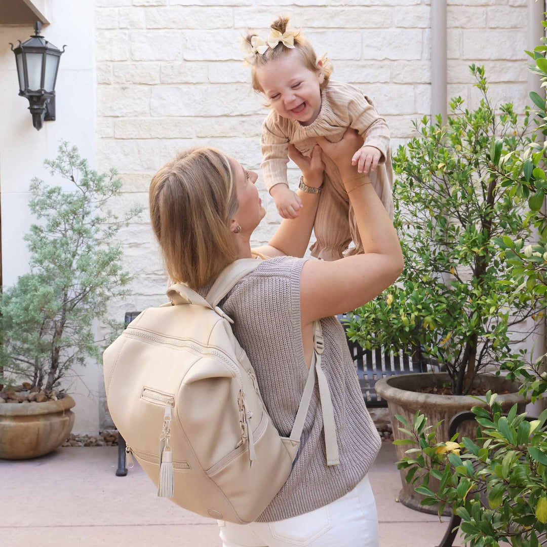 Weslie Diaper Backpack | Sand