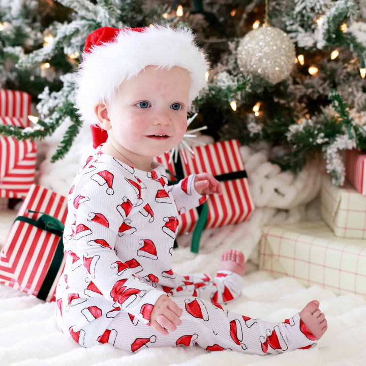 santa baby romper pajama 