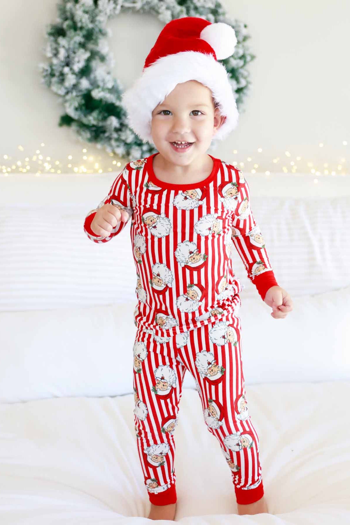 Christmas Two-Piece Bamboo Pajama Set | Santa Claus Lane