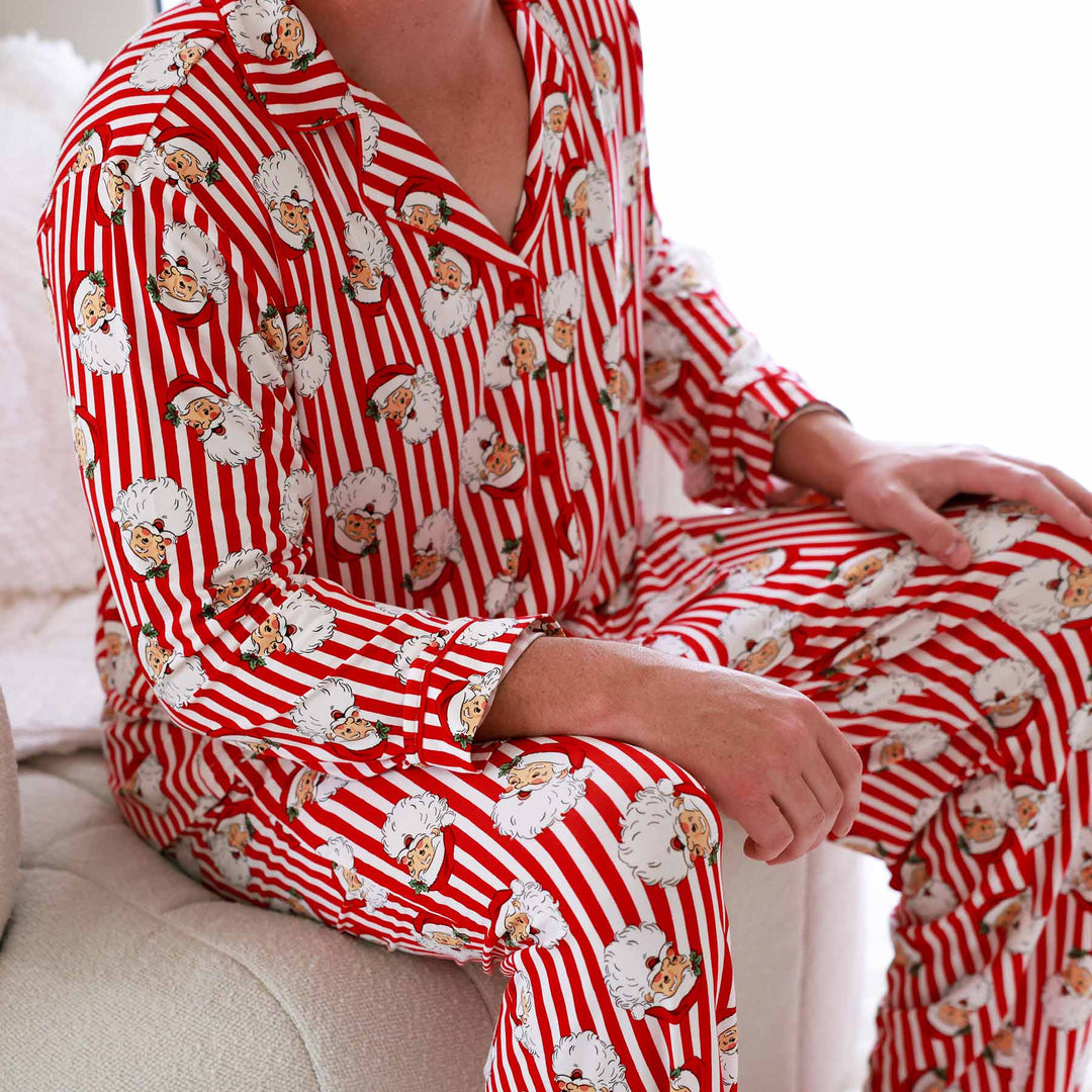 Santa Claus Lane Adult Two Piece Pajama Set