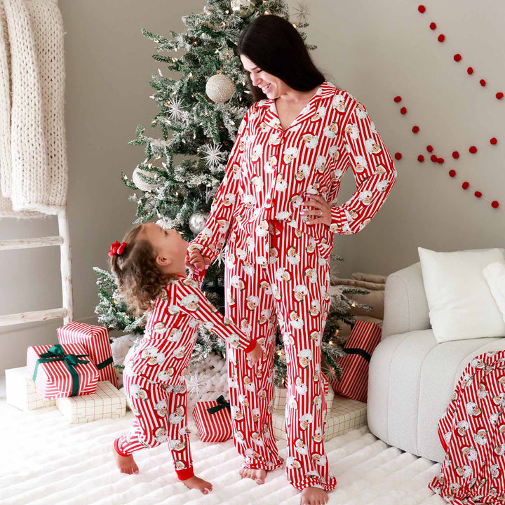 Santa Claus Lane Adult Two Piece Pajama Set