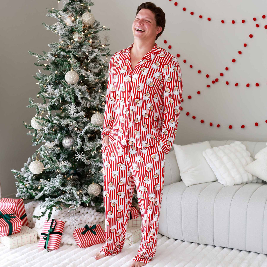 Santa Claus Lane Adult Two Piece Pajama Set