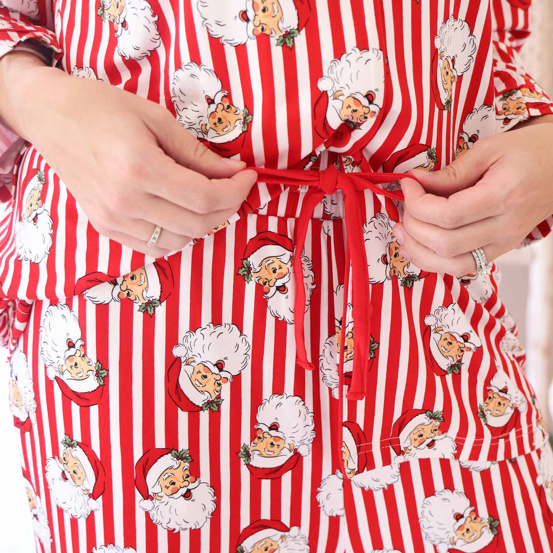 Santa Claus Lane Adult Two Piece Pajama Set