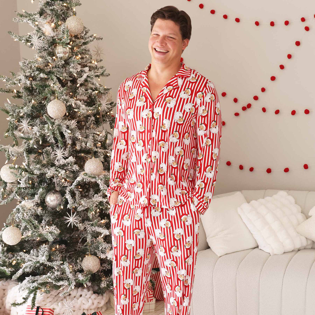 Santa Claus Lane Adult Two Piece Pajama Set